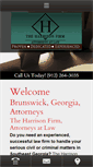 Mobile Screenshot of harrisonlawfirmbrunswick.com